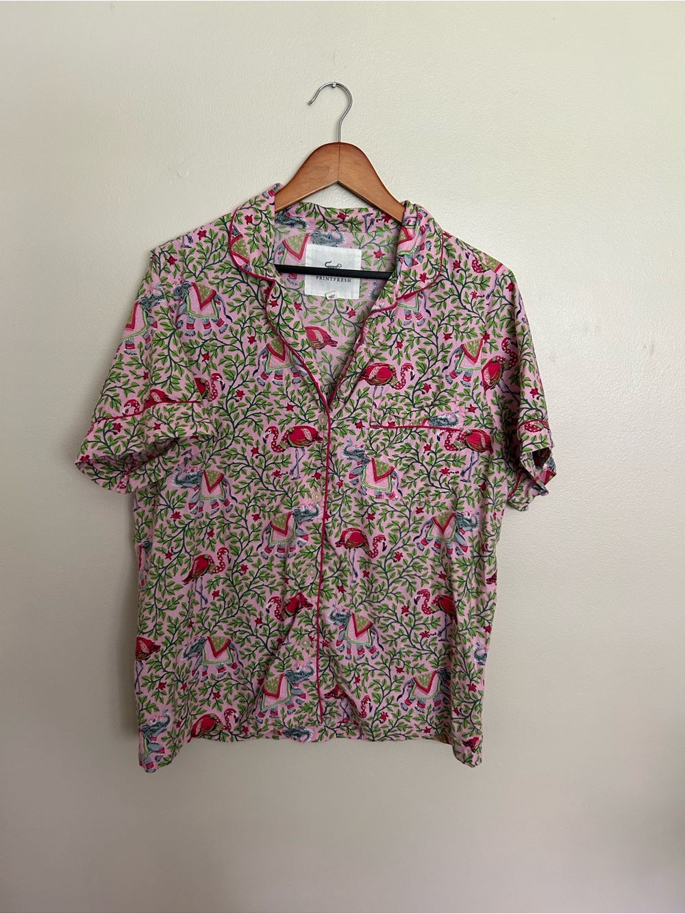 Printfresh pajama top (M)